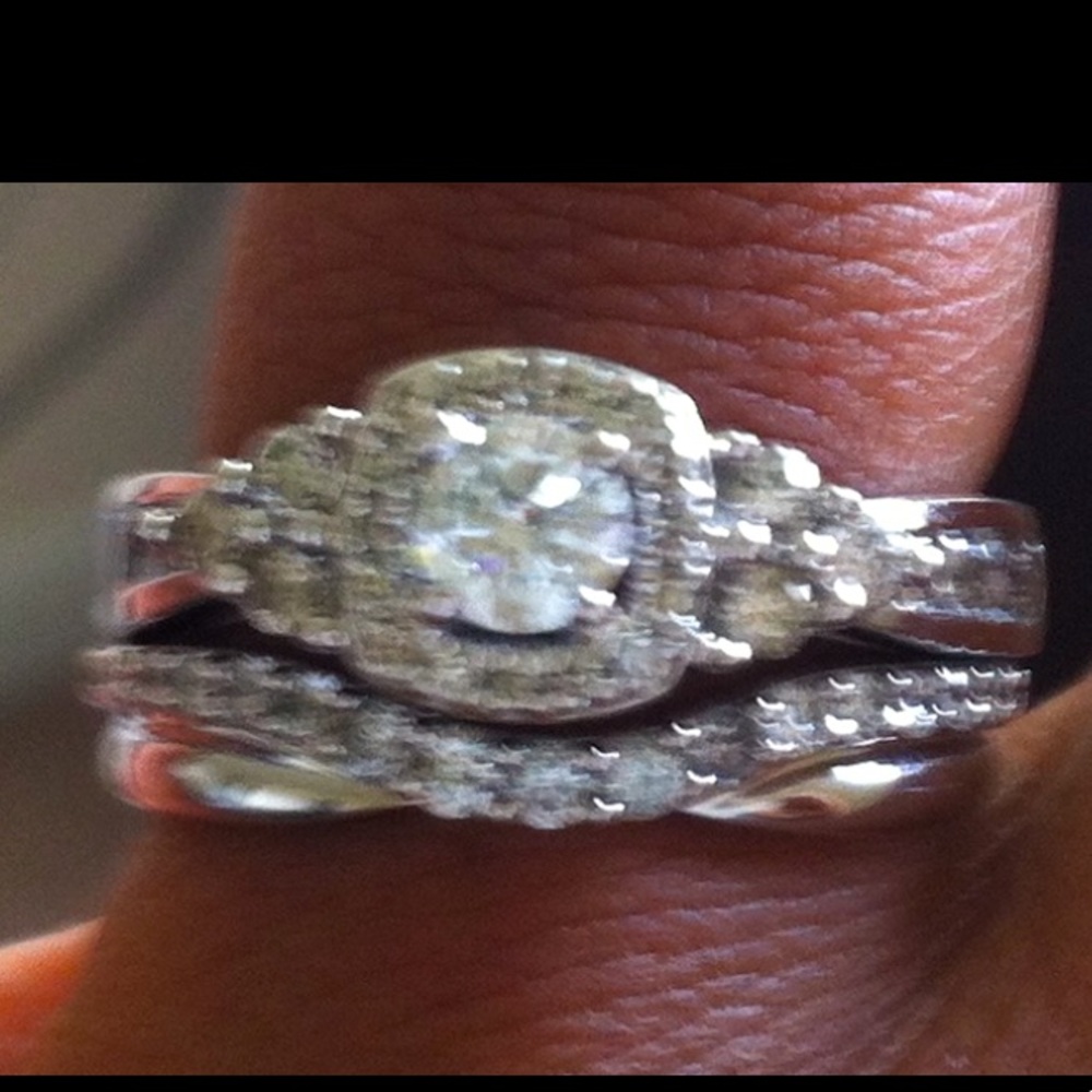 White Gold Diamond Bridal Set